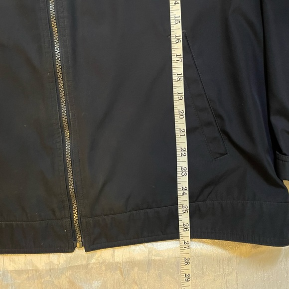 3/$30 Claiborne Men jacket Coat Bomber, a Zipper handle on pocket broken XL - Picture 9 of 9